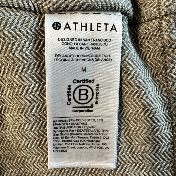 Athleta Delancey Herringbone Tight Bluff Gray - Picture 8 of 12